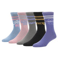 KPop Demon Hunters Song Logos Crew Sock 5-Pack