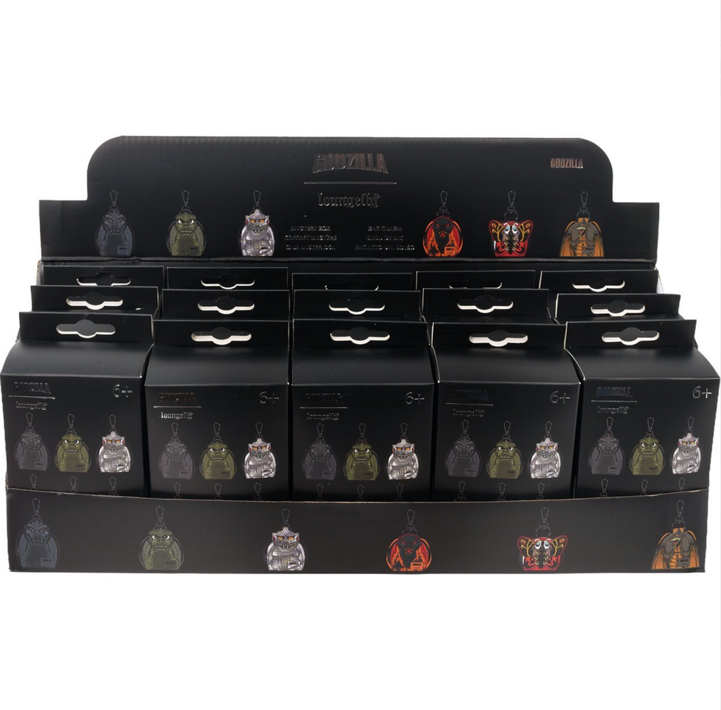 Godzilla Mini-Backpack Mystery Box Bag Charm Case of 15 -Available now!