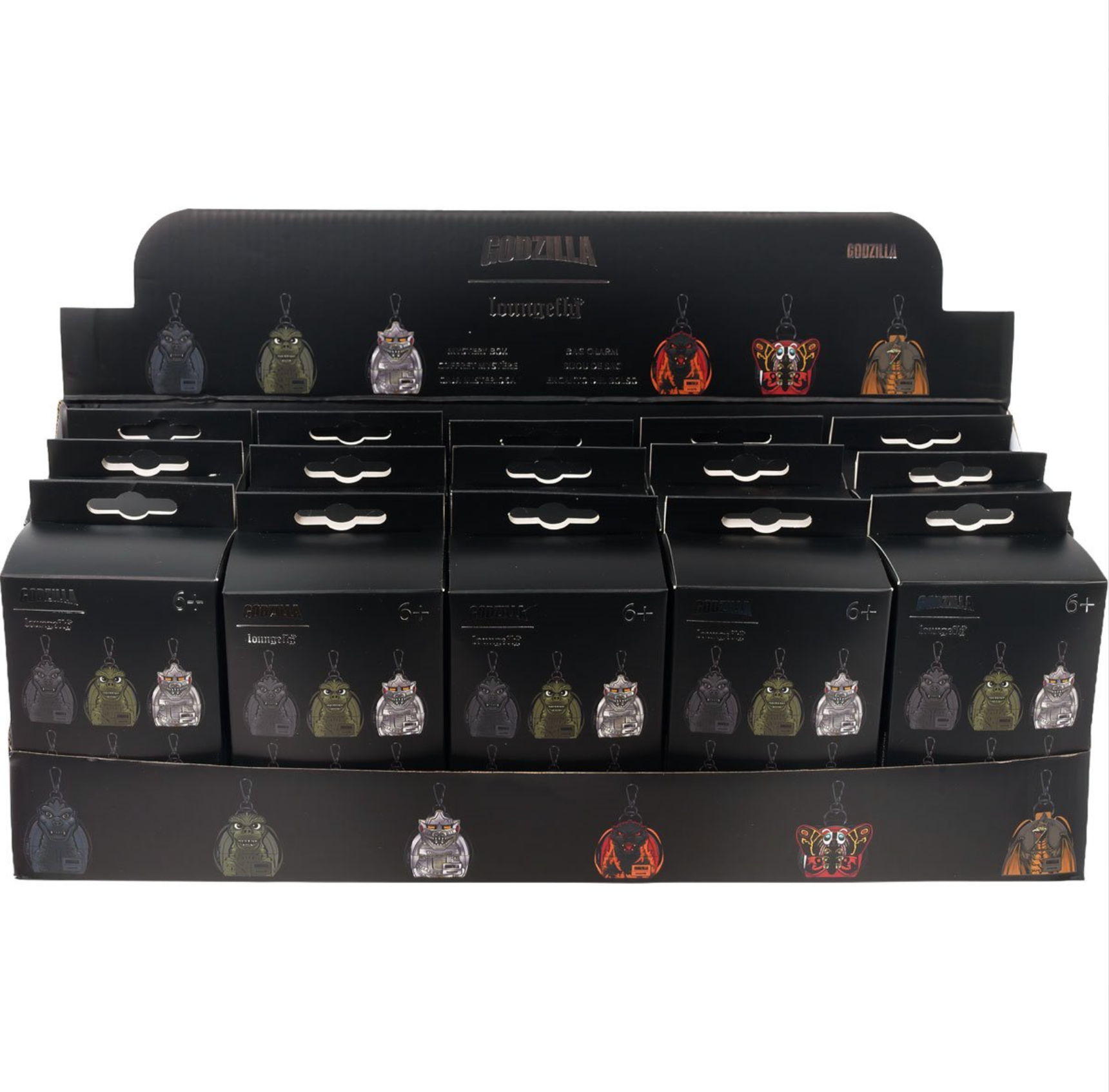 Godzilla Mini-Backpack Mystery Box Bag Charm Case of 15 -Available now!
