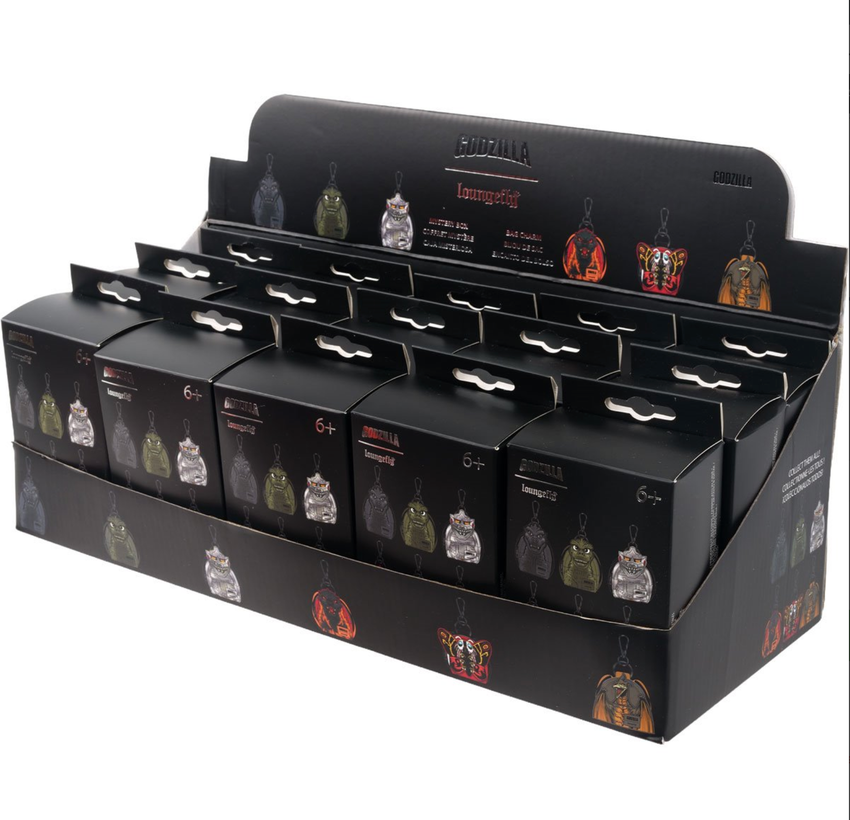 Godzilla Mini-Backpack Mystery Box Bag Charm Case of 15 -Available now!