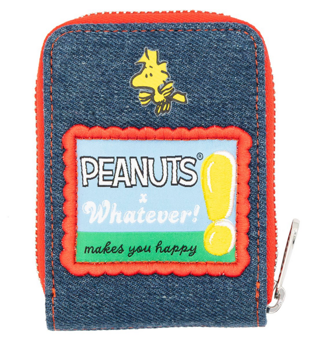 Peanuts Happiness Is A Warm Puppy Denim Accordion Wallet