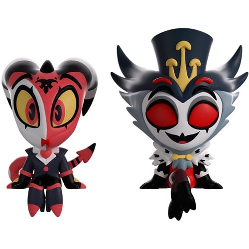 Helluva Boss Collection Blitzo & Stolas Monitor Buddiez Vinyl Figure 2-Pack #18 PREORDER