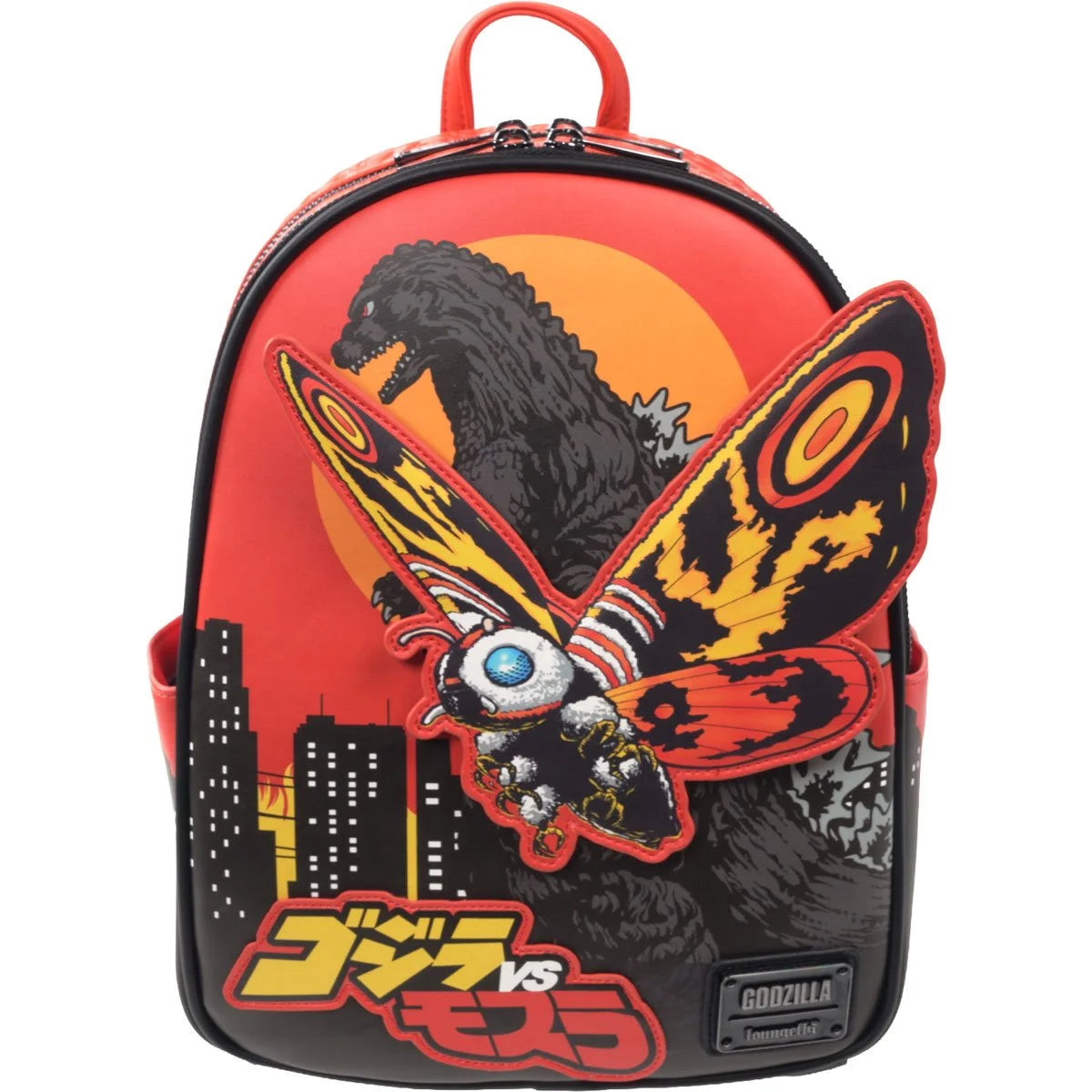 Godzilla vs. Mothra Midsize Loungefly Backpack Entertainment Earth Exclusive Available Now!