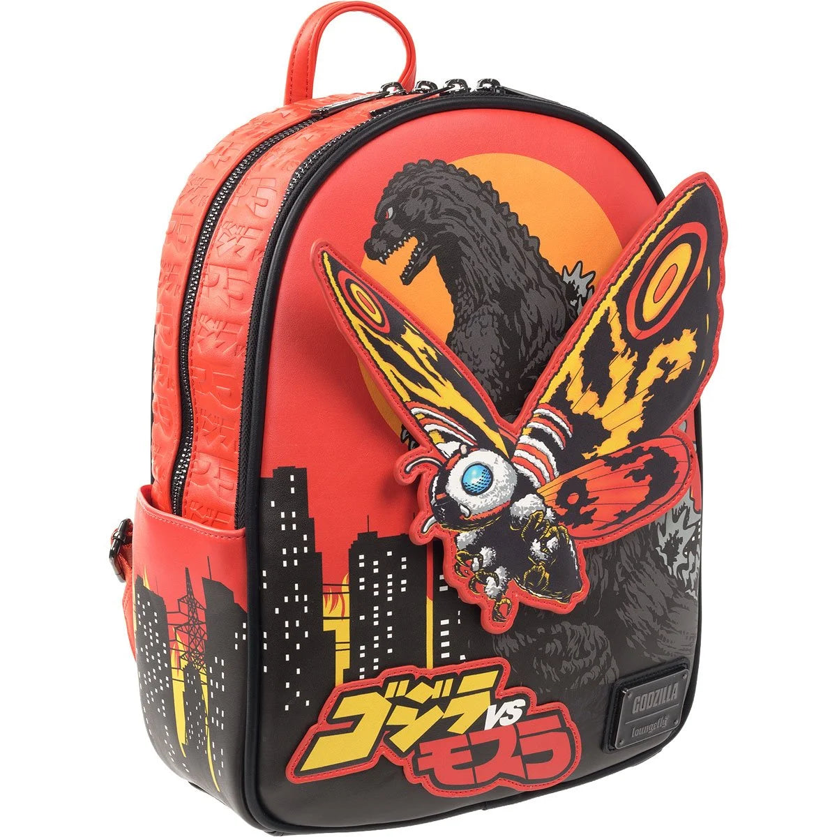 Godzilla vs. Mothra Midsize Loungefly Backpack Entertainment Earth Exclusive Available Now!